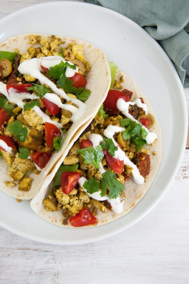 Vegan Breakfast Tacos Recipe - Elephantastic Vegan