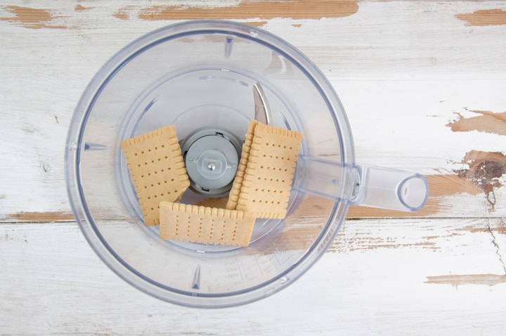 shortbread cookies in food processor