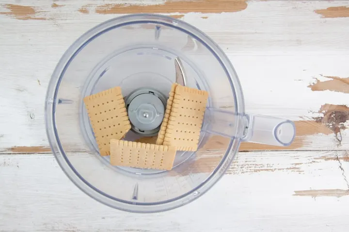 shortbread cookies in food processor