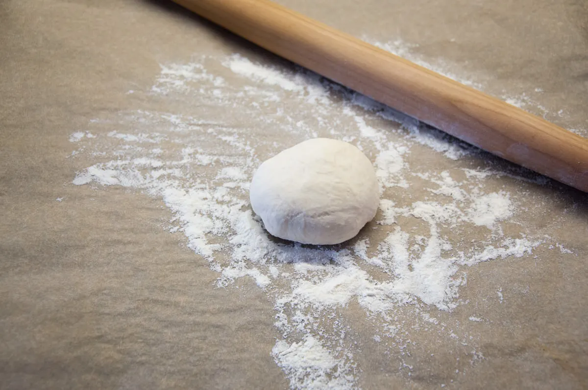 yeast dough for naan