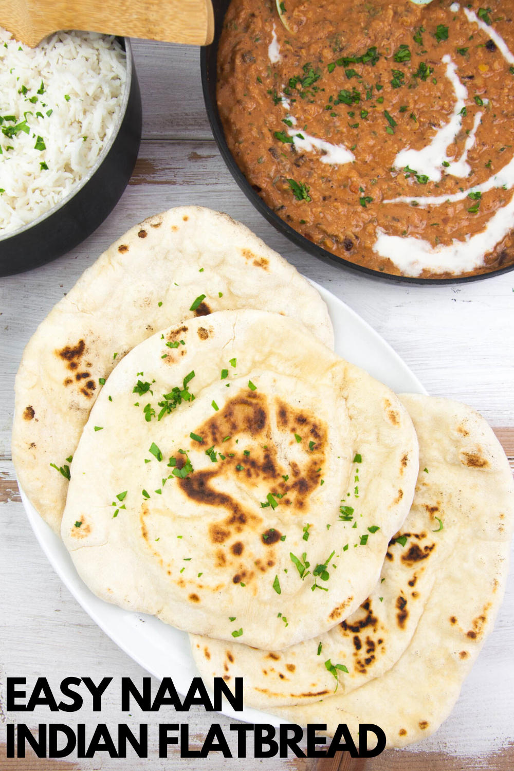 Easy Vegan Naan - Indian Flatbread