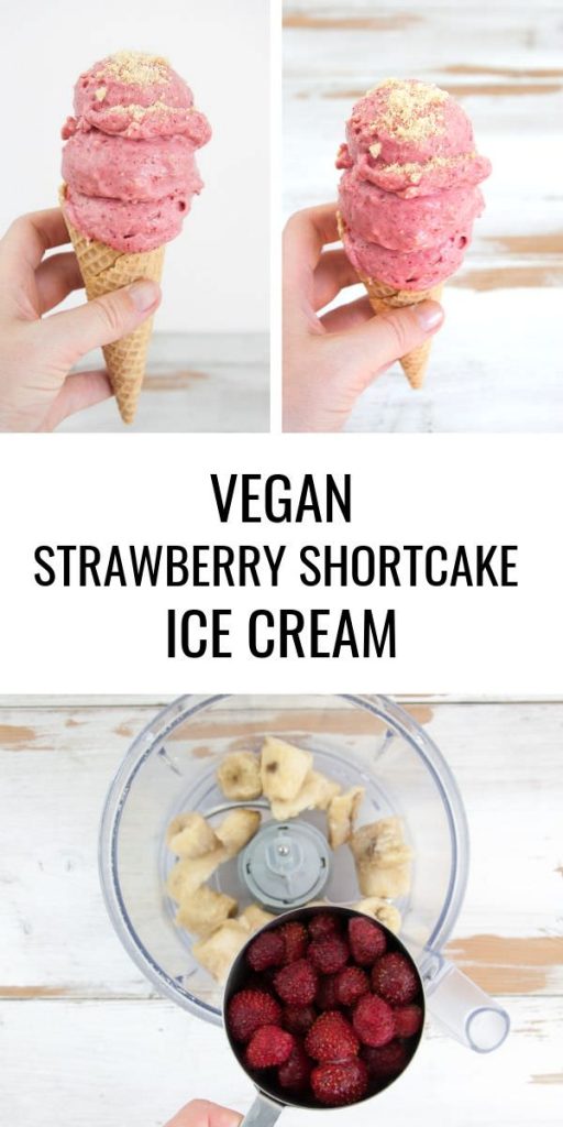 Vegan Strawberry Shortcake Ice Cream