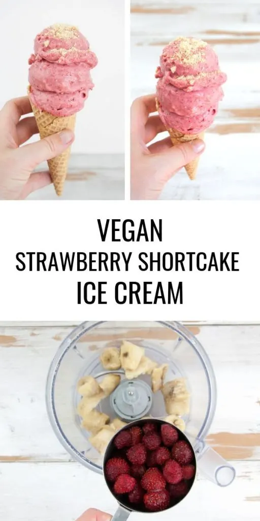 Vegan Strawberry Shortcake Ice Cream