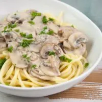 Creamy Vegan Mushroom Pasta