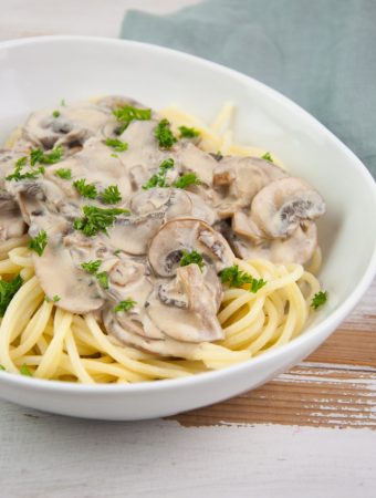 Creamy Vegan Mushroom Pasta