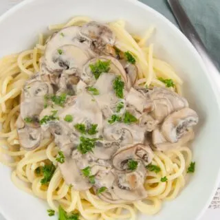 Creamy Vegan Mushroom Pasta