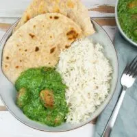 Aloo Palak Potato Spinach Curry