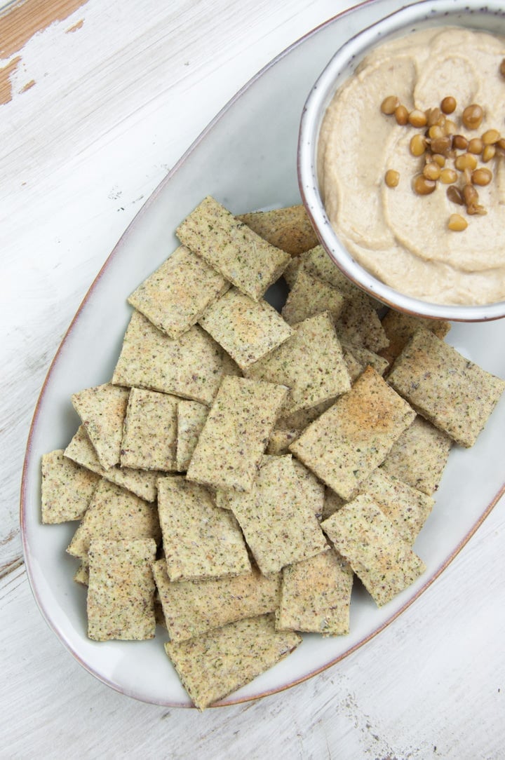 Healthy Seed Crackers Recipe Elephantastic Vegan