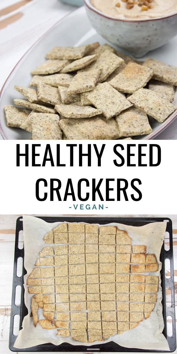 Healthy Seed Crackers Recipe Elephantastic Vegan