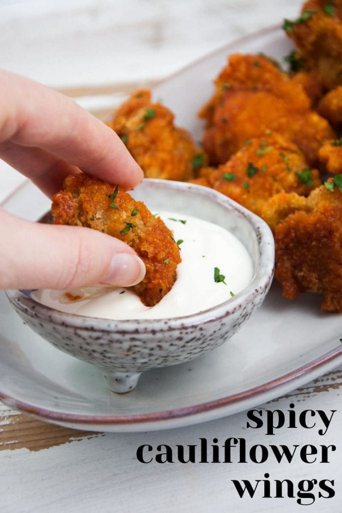 spicy cauliflower wings