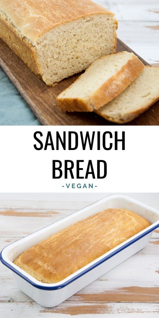 Pan de sándwich vegano