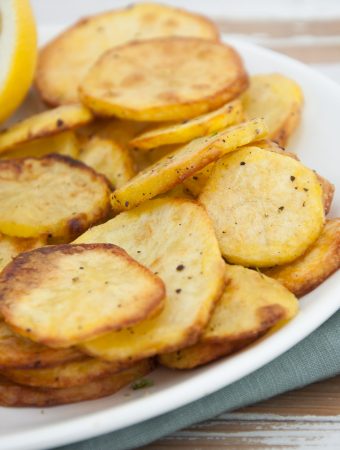 Gebackene Kartoffelscheiben
