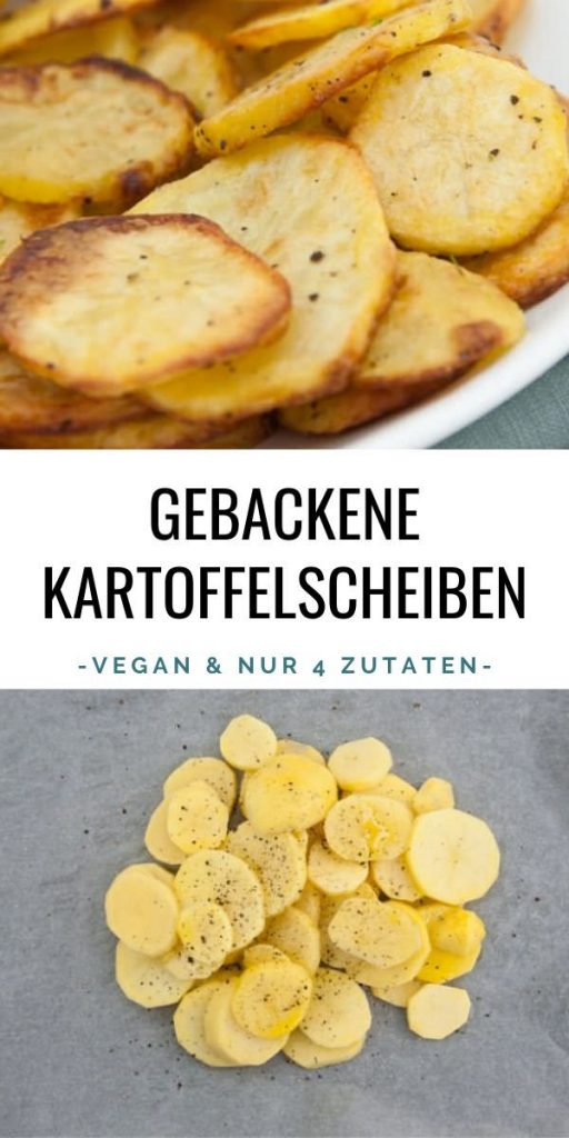 Gebackene Kartoffelscheiben