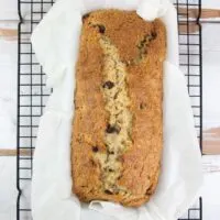 Chocolate Chip Banana Bread Loaf