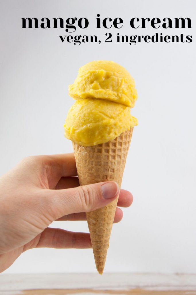 Vegan Mango Ice Cream