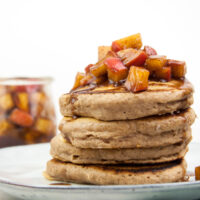 Vegan Applesauce Pancakes