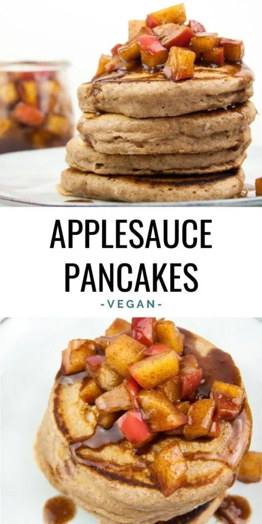 Vegan Applesauce Pancakes