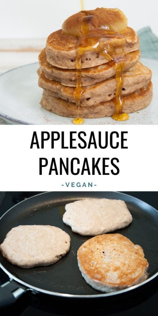 Vegan Applesauce Pancakes