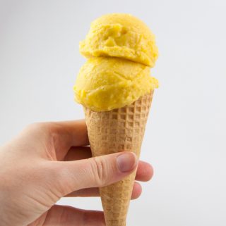 Vegan Mango Ice Cream