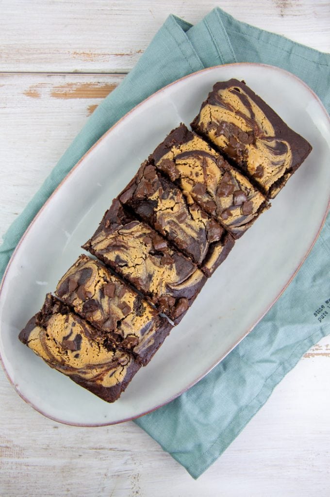 Vegan Peanut Butter Brownies