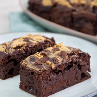 Vegan Peanut Butter Brownies