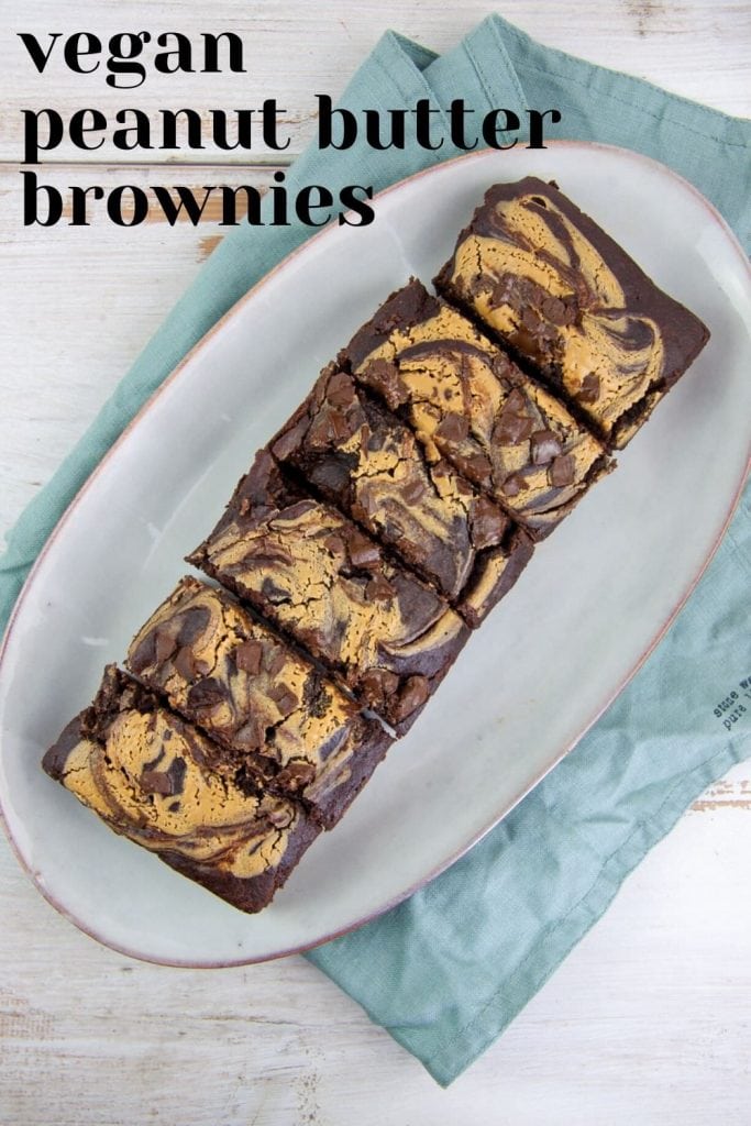 Vegan Peanut Butter Brownies