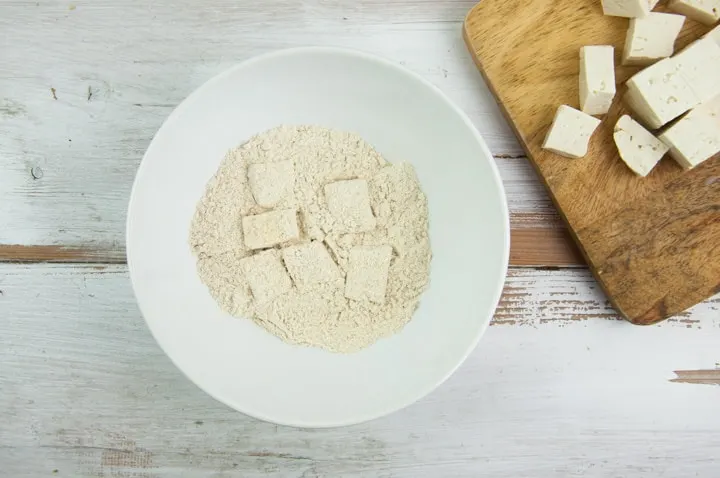 coating tofu