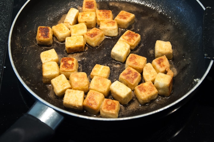 crispy golden tofu