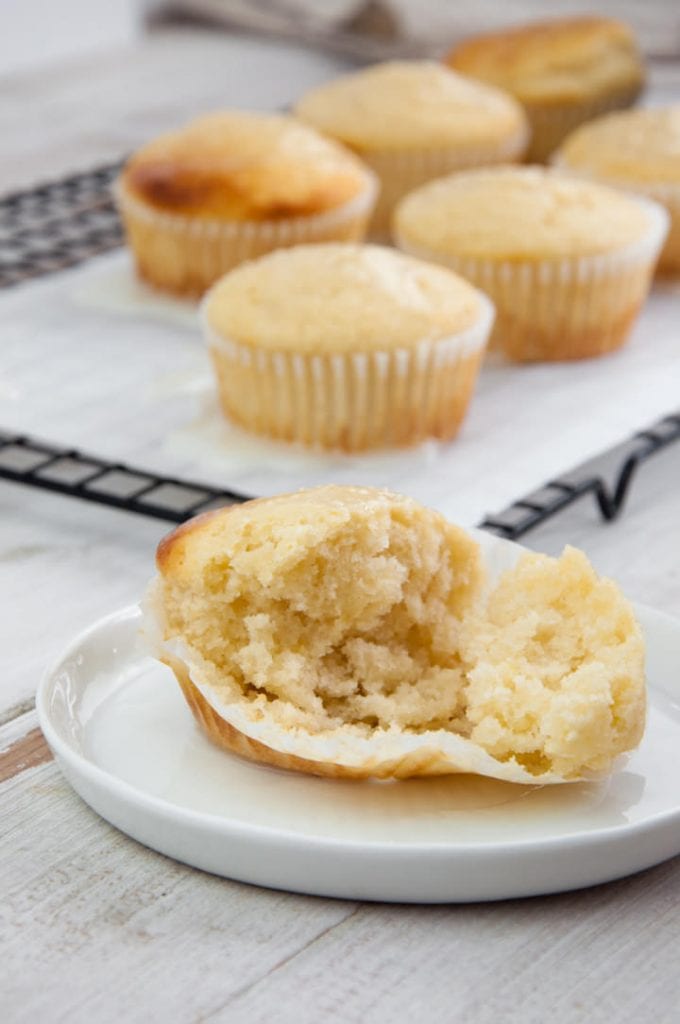 fluffy lemon muffins