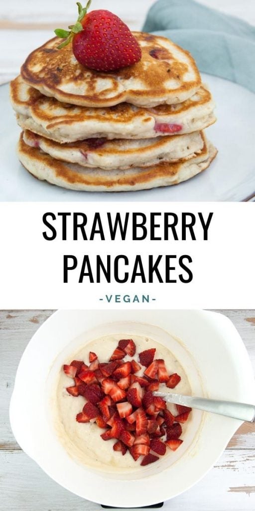 Vegan Strawberry Pancakes