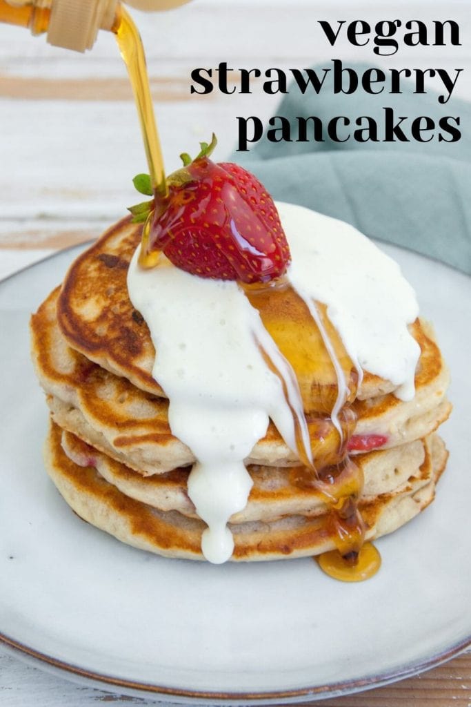 Vegan Strawberry Pancakes