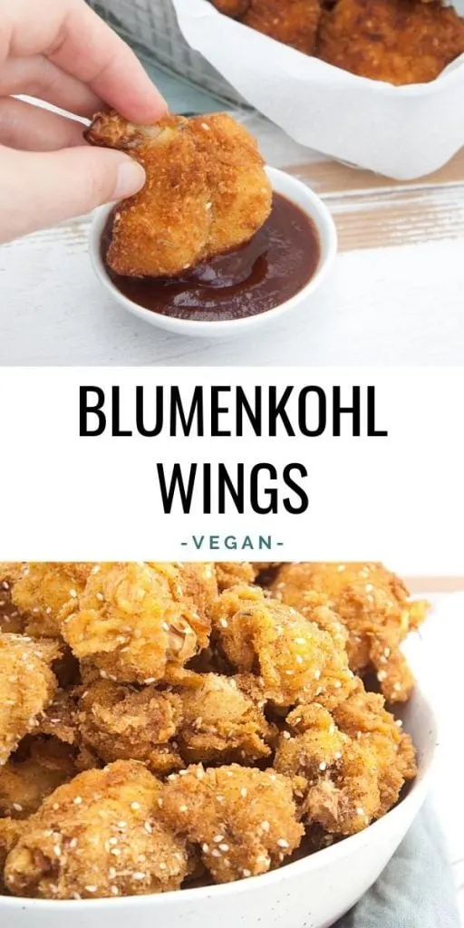 Vegane Blumenkohl Wings