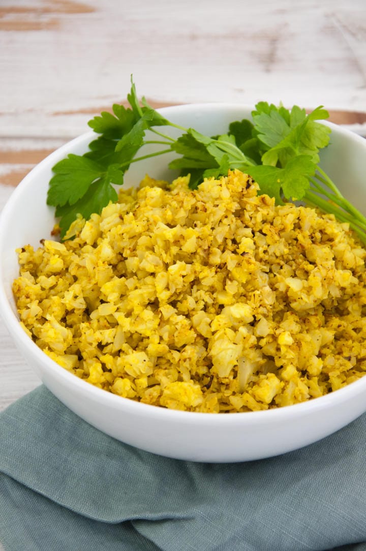 Golden Cauliflower Rice