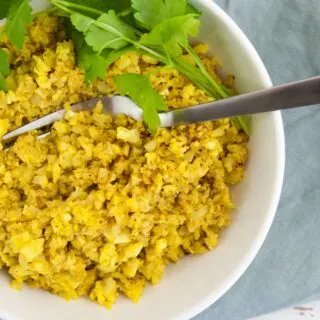 Golden Cauliflower Rice