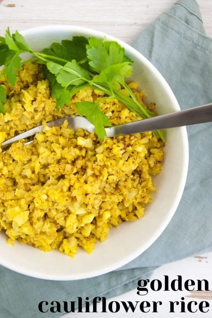 Golden Cauliflower Rice