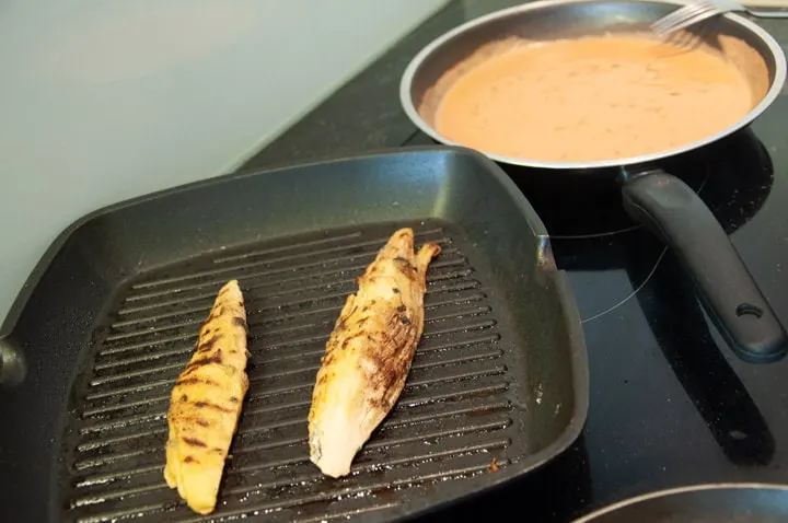 grilled banana blossoms and curry