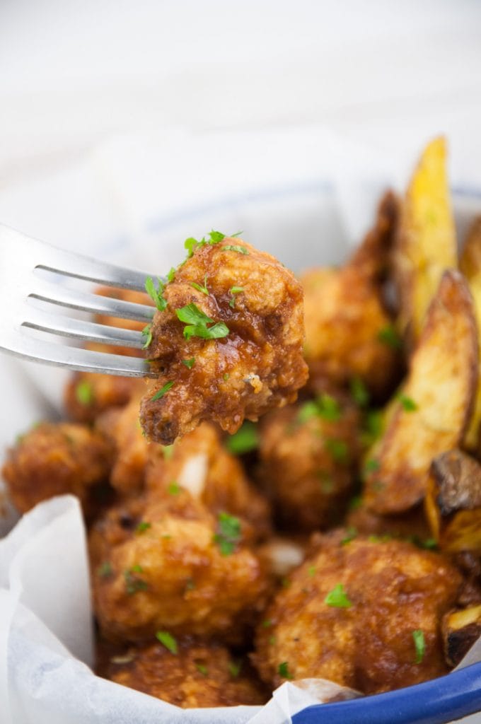 Baked BBQ Cauliflower Wings