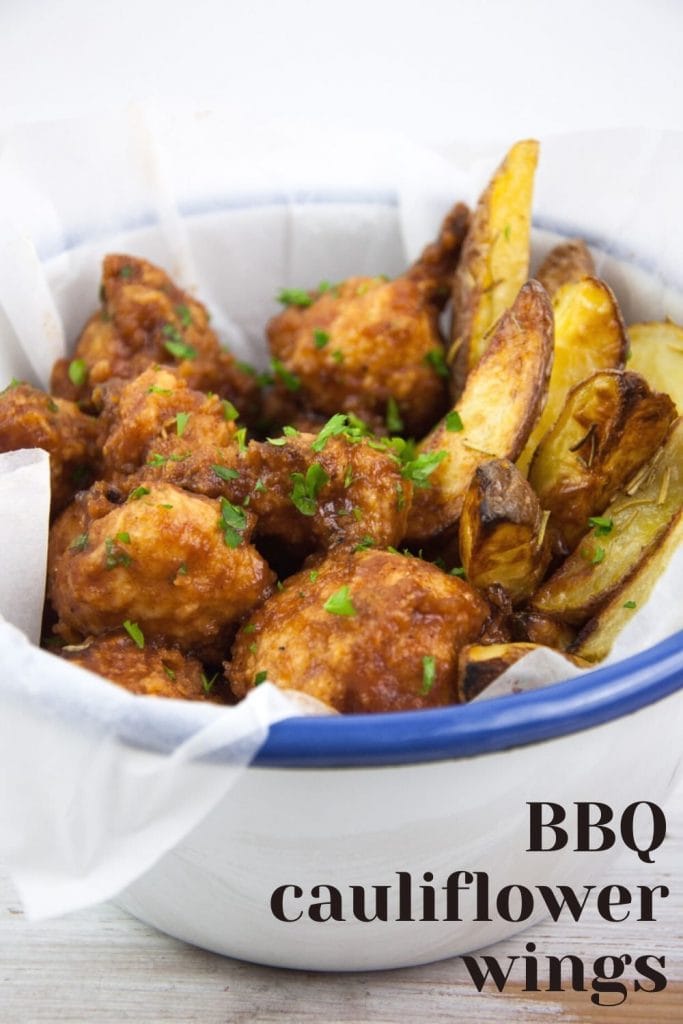 Baked BBQ Cauliflower Wings