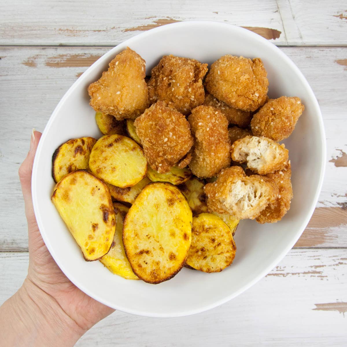 Tofu Nuggets Popcorn Chicken Style