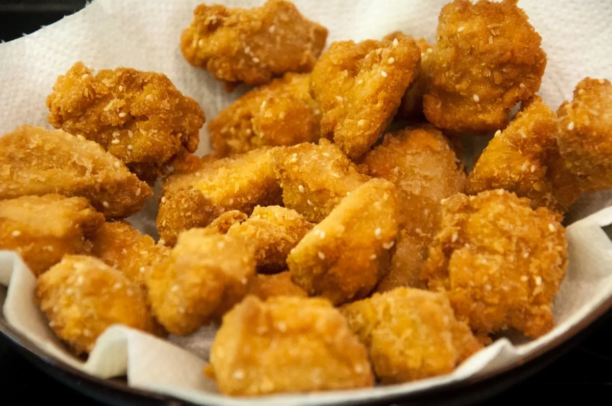 fried tofu nuggets