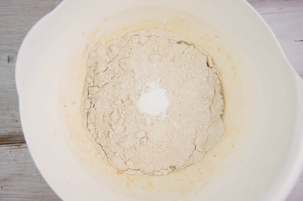 flour and baking powder