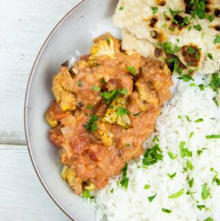 Roasted Cauliflower Curry