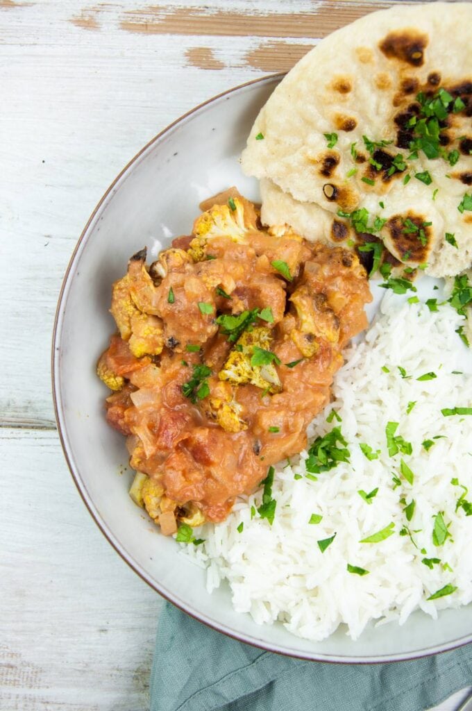 Roasted Cauliflower Curry Recipe - Elephantastic Vegan