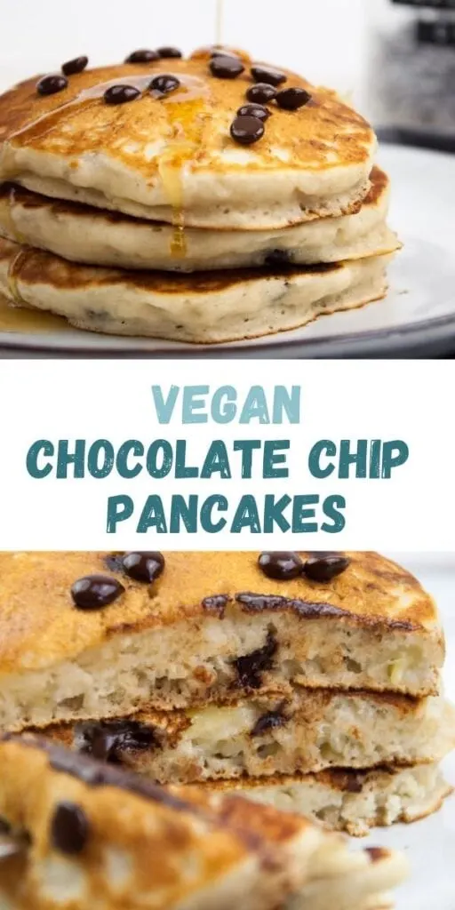 Vegan Chocolate Chip Pancakes