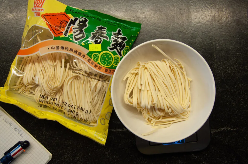 Asian wheat noodles