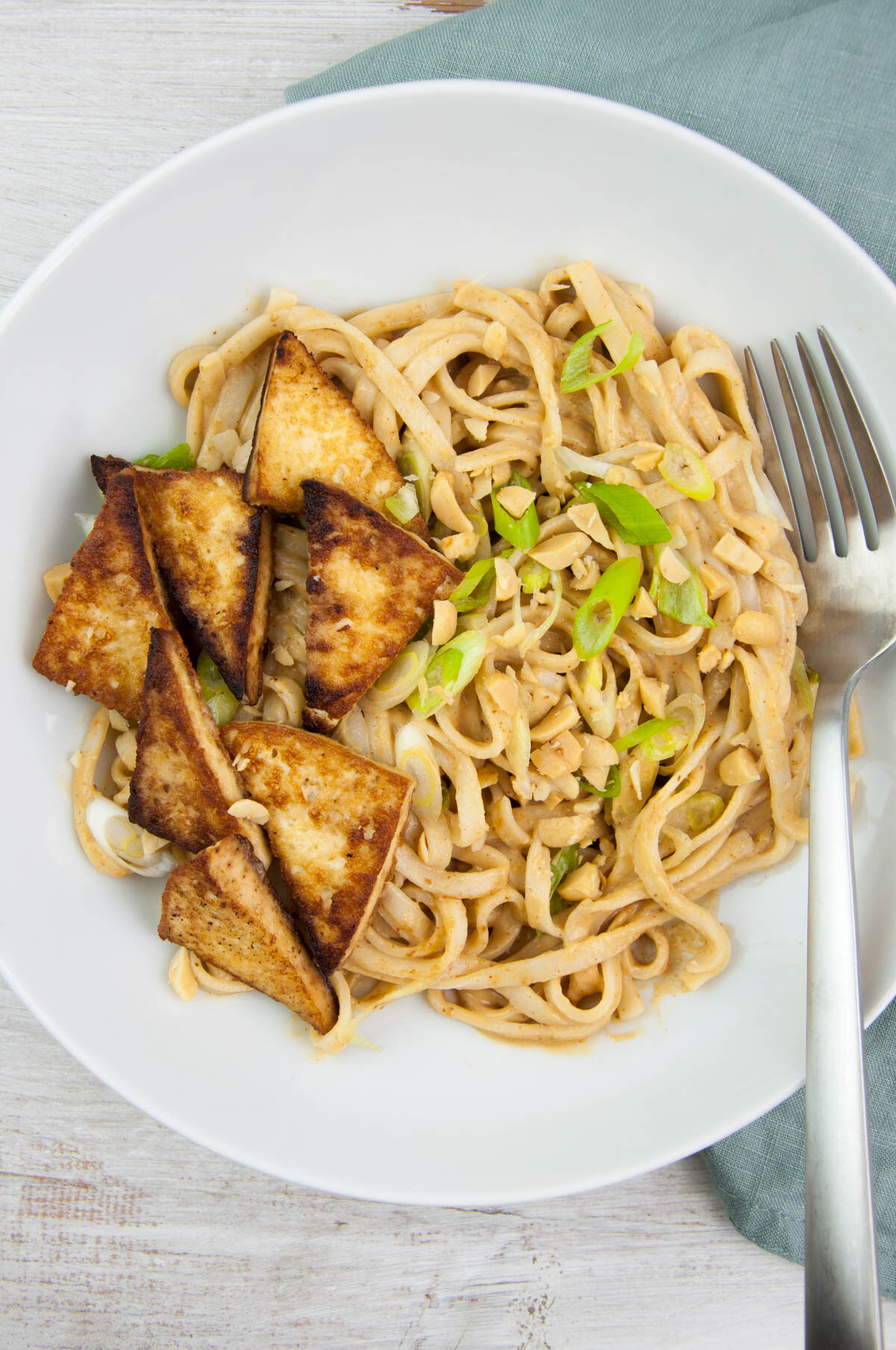 Peanut Noodles with Tofu