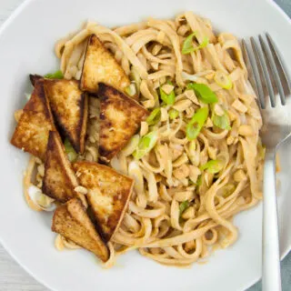 Peanut Noodles with Tofu