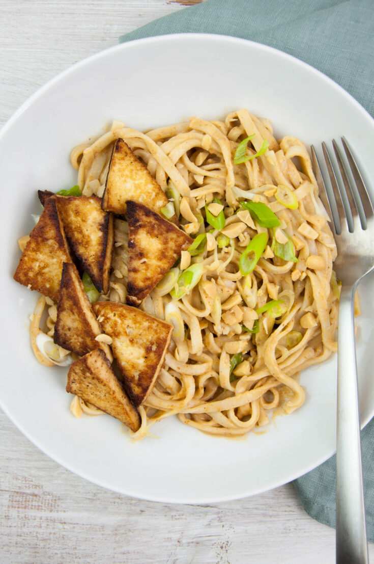 Peanut Noodles with Tofu Recipe Elephantastic Vegan