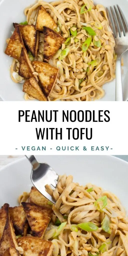 Peanut Noodles with Tofu