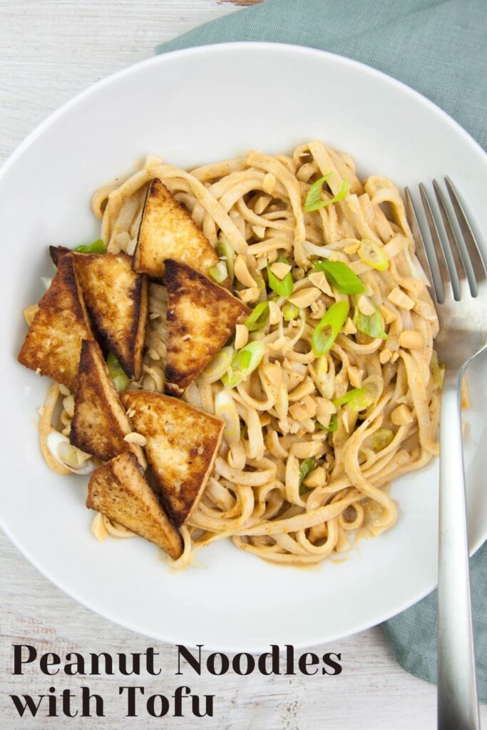 Peanut Noodles with Tofu